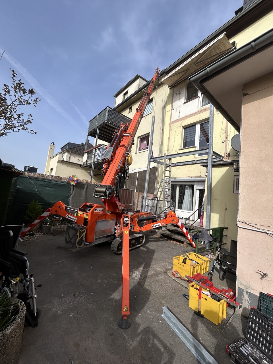 Balkonanlage Aufbau